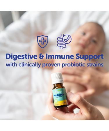 Ddrops Baby Probiotic with Vitamin D - Colic Relief for Infants 60 Drops Sugar-Free Non-GMO Allergy-Friendly - Buy Online on GoSupps.com