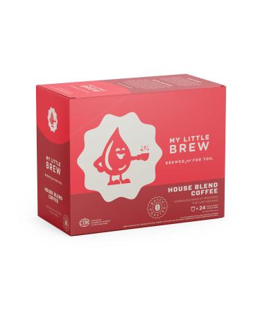 My Little Brew - House Blend Single Serve K-cup Pod Compatible with Keurig K-Cup Brewers 24-Count