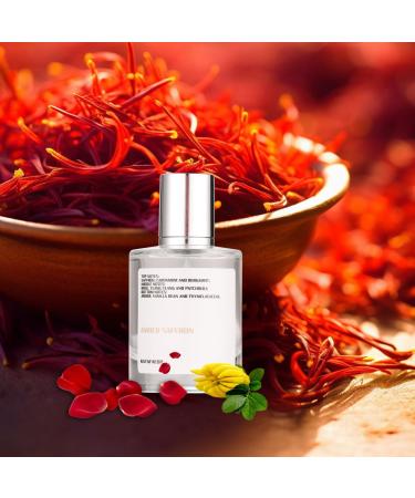 KatafaEDP - Ambery Saffron 1.7 Fl Oz (50ml) - Eau de Parfum - Inspired by B.accarat R.ouge 540 - Vegan Unisex Perfume Spray Long Lasting Luxurious Scent and Seductive Arabic Dubai Perfume - Buy Online on GoSupps.com