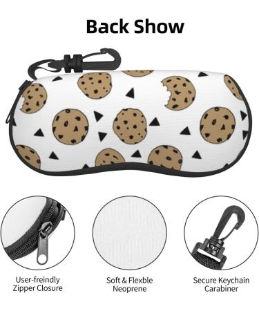 OPSREY Delicious Sweet Ramen printed Glasses Case Portable Zip Storage Case Neutral Sunglasses Soft Case Cookies Food Chip Biscuits One Size - Buy Online on GoSupps.com