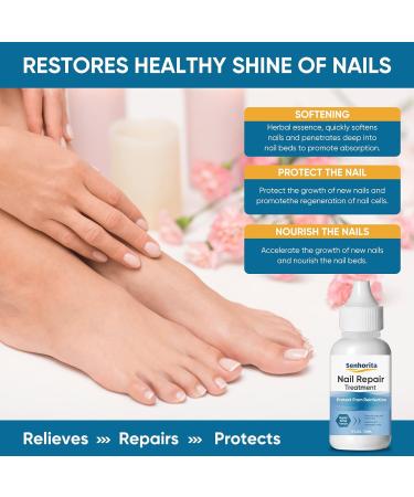 Extra Strength Nail Repair Drop for Toenail Fungus Treatment - Restores Appearance of Discolored Nails - Natural Herbal Extract - 1 Count - Buy Online on GoSupps.com