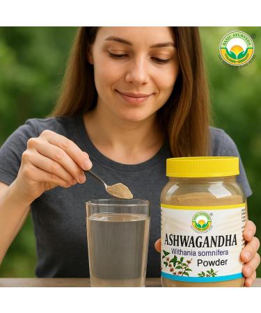 BASIC AYURVEDA Ashwagandha Root Powder | Withania Somnifera Herbal Powder for Smoothies, Tonics & Recipes | Natural Ayurvedic Ingredient | No Fillers, No Additives | 7.05 Oz (200g) - Buy Online on GoSupps.com