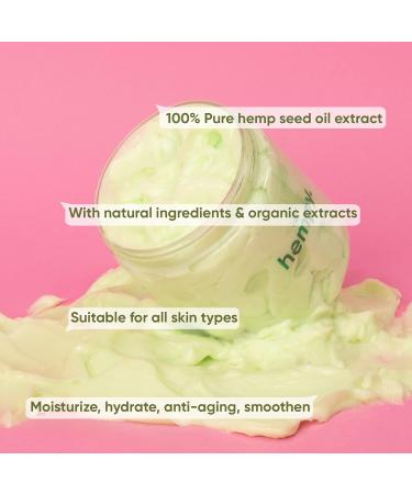 Olivia Hemp Cream - Hydrating Body Moisturizer for Dry Skin | Easy to Use | 8 fl oz - Ideal for Women - Buy Online on GoSupps.com