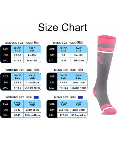 WSYKC Compression Socks (3 Pairs) - 10-20mmHg Support Stockings for Men & Women | Ideal for Edema Swollen Feet & Sports - Buy Online on GoSupps.com