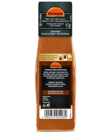 Ostmann Pommes Seasoning Salt - 90g | Perfect Flavor for Fries | International Shipping Available - Buy Online on GoSupps.com