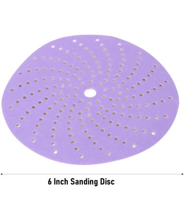  PUNELE 320 Grit 6 Inch Ceramic Abrasive Disc with Porous Design Long Life Hook and Loop Back for Car Wood and Metal Suitable for Automotive Sliding Polishing  - Buy Online on GoSupps.com