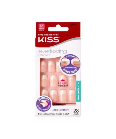 Kiss Everlasting French Nails (2 PACK EF10) 28 Count (Pack of 2)