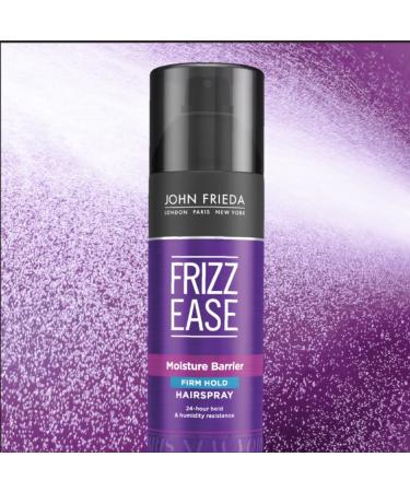 JOHN FRIEDA HairSpray Frizz Ease Firm hold Anti Frizz for Dry Damaged hair LONDON PARIS NEW YORK pack of 3 2 oz mini size travel size luxurious 2 Ounce (Pack of 3) Unscented 0.67 Fl Oz (Pack of 3) - Buy Online on GoSupps.com
