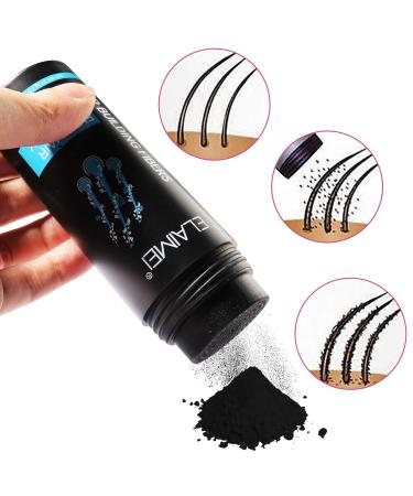 Natural Hair Fiber Powder for Men & Women - Dark Brown - Thickens Hair & Conceals Hair Loss - International Shipping Available - Buy Online on GoSupps.com