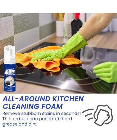 Kitchen Foam Cleaner All-Round Kitchen Cleaning Foam Japanese Multi-Purpose Cleaner Spray Japanese Professional Kitchen Oil Stains Removing Cleaner Bubble Cleaner Foam Spray (2pcs) - Buy Online on GoSupps.com