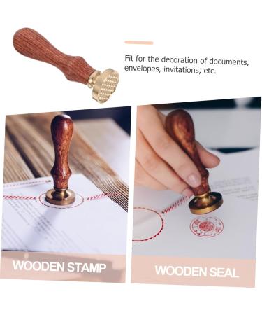 WOONEKY 1pc Dispensing Plate Tool Coffee Powder Press Envelopes Wax Seal Tools Copper Copper Head 1 count (Pack of 1) Golden - Buy Online on GoSupps.com