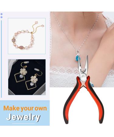 5-Inch Needle Nose Jewelry Pliers - Small Tool for Crafting Necklaces, Rings, and Supplies - Buy Online on GoSupps.com