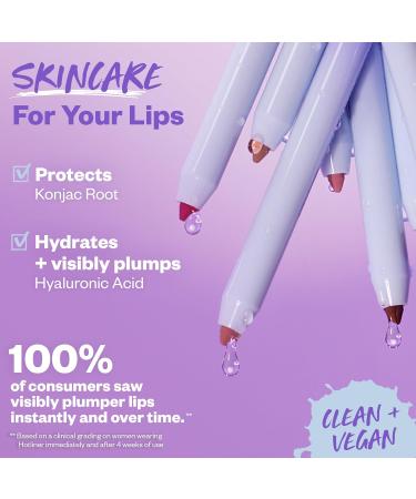 Kosas Hotliner Retractable Lip Liner Pencil - Hydrating Long-Lasting Creamy Texture with Brush & Sharpener - Infinite Warm Pinky Brown - Perfect for Plumping Lips - Buy Online on GoSupps.com