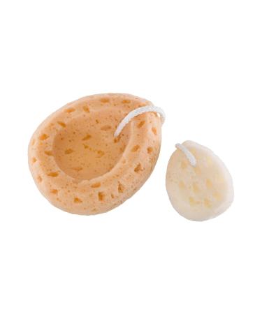 Freeman Faux Sea Sponge Set - 2-in-1 Deep Cleansing Bath & Shower Sponge for Face & Body - 3 Count - Buy Online on GoSupps.com