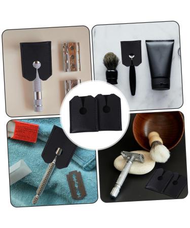 Minkissy Leather Protective Cover for Manual Shaving Head | Razor Shell & Storage Bag - Durable & Stylish - Buy Online on GoSupps.com