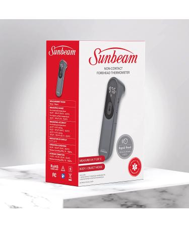 Sunbeam Touchless Digital Infrared Thermometer for Adults & Kids - Instant Accurate Reading - Fever Indicator - Compact Design - Buy Online on GoSupps.com