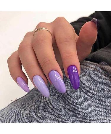 Dip Powder Nail Kit - 4 Colours Nail Dip Powder - Purple Glitter Manicure Art Set for Beginners - No UV/LED Needed Odor-Free & Long-Lasting Women Gift Manicure Kits - Buy Online on GoSupps.com