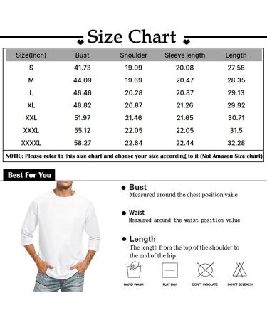 Men's Round-Neck 3/4 Arm T-Shirt | Oversized Grandad & Work Tops | Black Lemon Design - Buy Online on GoSupps.com