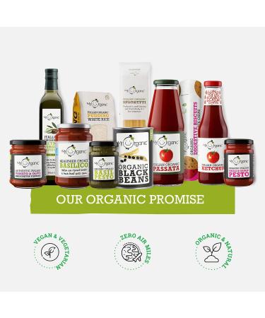 Mr Organic Basilico 660g Jar - Non GMO, Preservative Free, Gluten Free & Vegan - Made with Italian Tomatoes, Herbs & Spices - 1 Count - Buy Online on GoSupps.com