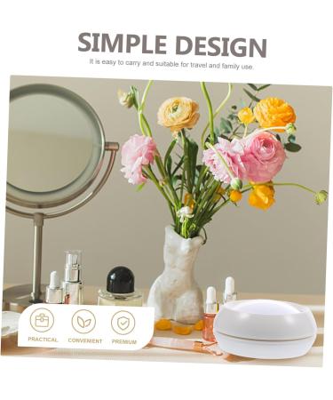 WOONEKY 1 Set Powder Box Powder Puffs Makeup Containers Powder Case Face Powder Makeup Loose Flour Container - Buy Online on GoSupps.com