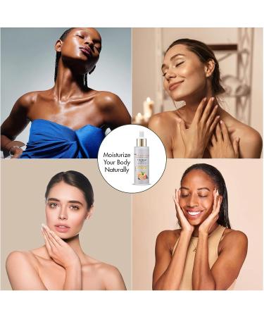 Hydrating Hair Oil for Dry Scalp - Coconut, Apricot, Almond & Castor Oil Blend with Vitamin E - Natural Body Oil for Women - Citrus Uplifting Scent - Buy Online on GoSupps.com