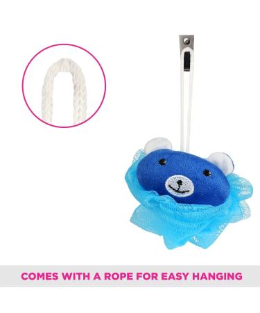 VEGA Kids Bath Sponge Set (2 Pack) - Pink & Blue | Soft Safe & Fun Bath Time Essentials for Children - Buy Online on GoSupps.com