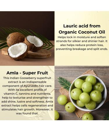 Ayumi Organic Coconut Enriched Hair Oil | Nourishing & Strengthening | Omega 6 for Hair Growth | 150ml - Buy Internationally - Buy Online on GoSupps.com