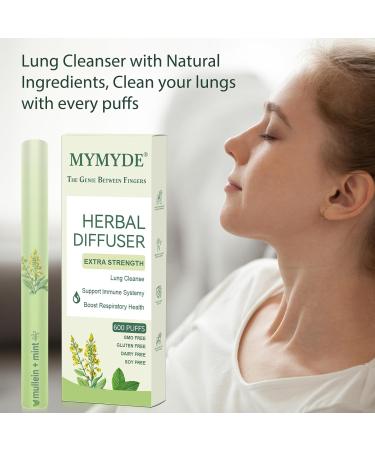 MYMYDE Herbal Diffuser Sticks Upgraded - Thyme & Mint Extract - Designed for Lung Detoxification and Oral Freshness - Soothing Relaxation Sticks - Your Choice for Health and Aromatherapy - Buy Online on GoSupps.com