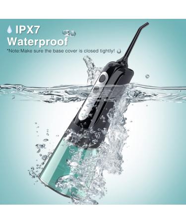 INSMART Cordless Water Flosser - USB Rechargeable Oral Irrigator with 300ML Tank, IPX7 Waterproof, 4 Modes for Home & Travel - Buy Online on GoSupps.com
