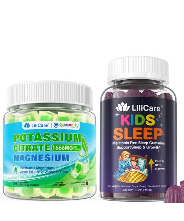 Magnesium Glycinate Potassium Citrate Gummies 2Pack