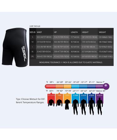 Dizokizo Men Wetsuit Short Pants 2mm Neoprene Shorts for Scuba Diving Kayaking Surfing Snorkeling - X-Large - Buy Online on GoSupps.com