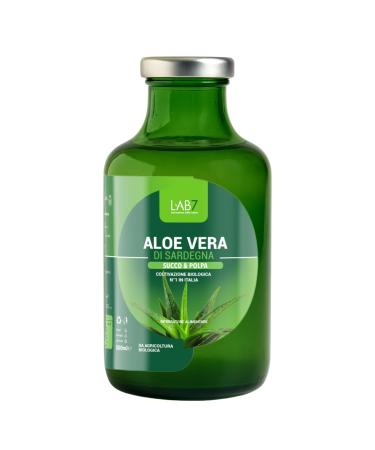 Lab7 LAB7 Pure Aloe Vera Juice from Sardinia - 500ml - Glass Bottle - Unfiltered Unpasteurized 1 item