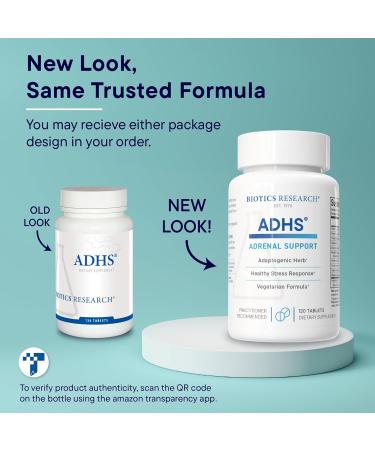 Biotics Research ADHS Adrenal Support Supports Normal Cortisol Levels Antioxidant Support More Energy Healthy Response 120 Tabets 120 Count (Pack of 1) - Buy Online on GoSupps.com