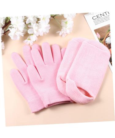 FRCOLOR 4 Pairs Exfoliating Mask Hand Moisturizing Gloves Womens Socks Hand Mask Glove Cotton Gloves for Lotion Socks Overnight Foot Moisturizing Socks Gel Gloves Feet Miss Essential Oil - Buy Online on GoSupps.com