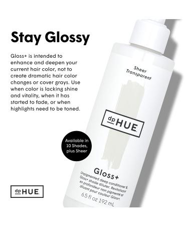 dpHUE Gloss+ Sheer 6.5 oz Deep Conditioner & Shade Diluter - Vegan & Gluten-Free - Buy Online on GoSupps.com