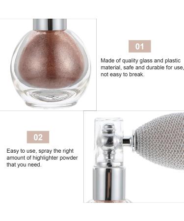 Beaupretty Glitter Powder Spray Pressed Powder Loose Perfume Bottle Sparkle Powder Makeup Body Dust for Beauty Highlighter Shimmer Cosmetic - Buy Online on GoSupps.com