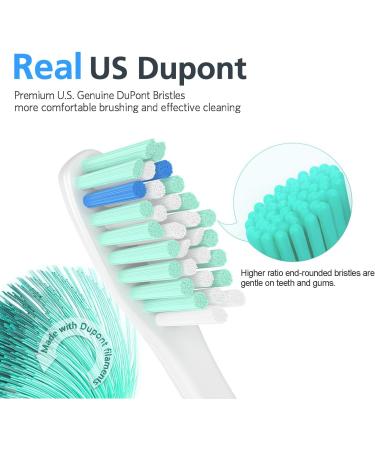 6 Pack Replacement Toothbrush Heads for Philips Sonicare E Series - Compatible with Essence, Xtreme, Elite, Advance - Electric Toothbrush Refills - Buy Online on GoSupps.com