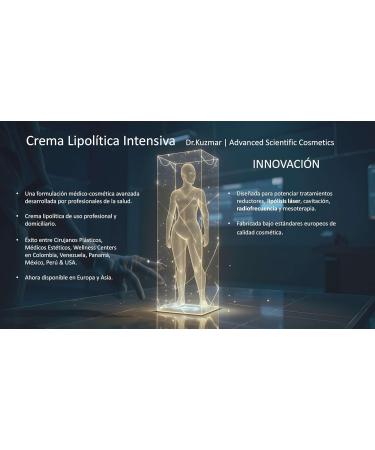Dr. Kuzmar Intense Lipolytic Cream (200 ml) | Clinically proven scientifically proven localized fat reducer NCT03721185 | Professional thermo-activating effect | Caffeine L-carnitine and - Buy Online on GoSupps.com