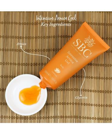 SBC Skincare Muscle Relaxation Gel with Arnica 100ml - Relieves Muscle Pain for Shoulders Back & Legs - Ideal Massage Gel - 1 Pack - Buy Online on GoSupps.com