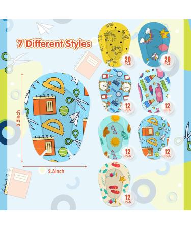 100pcs Kids Adhesive Eye Patches | Disposable Breathable Eyepads for Toddlers & Teens - 7 Fun Styles - Buy Online on GoSupps.com