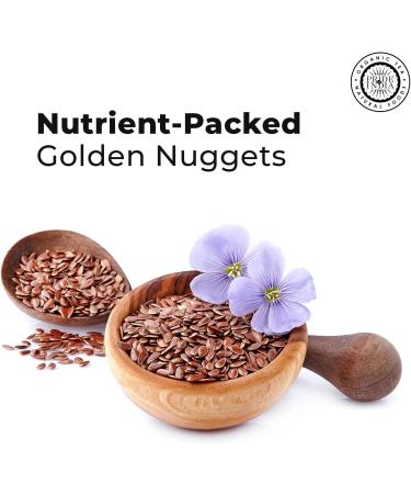 Whole Brown Flax Seeds by Pride of India Omega-3 & Lignan Superfood Jar All Natural Vegan Friendly Good for Mind & Dash Diet - Farm to Table Freshness 44 Oz. Jar - Buy Online on GoSupps.com