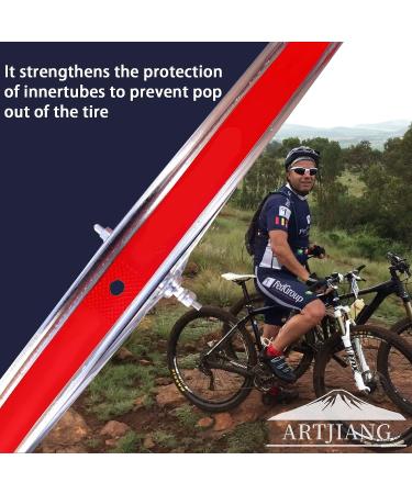 Tubeless Rim Tape Pack - Puncture Resistant PVC Strips for Bike Rims (Red) - 26x18 - Set of 2 - Buy Online on GoSupps.com