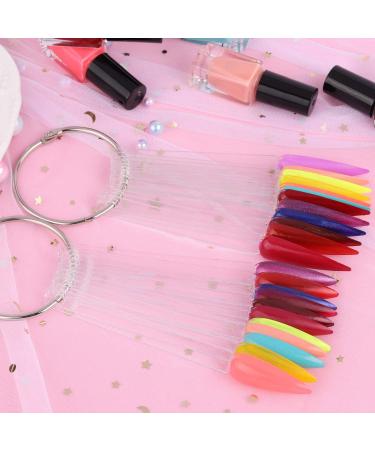 160 Clear Stiletto Nail Swatch Sticks for Gel Polish Display - Nail Sample Sticks - Pack of 160 - Buy Online on GoSupps.com
