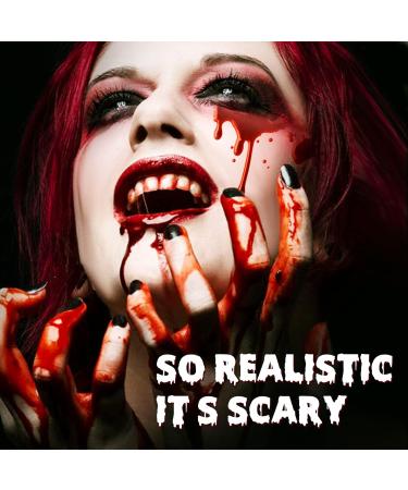 Buy Halloween Fake Blood Spray Makeup - Washable Zombie & Vampire Blood for Costumes | Realistic Blood Splatter | 0.68 Ounce - Buy Online on GoSupps.com