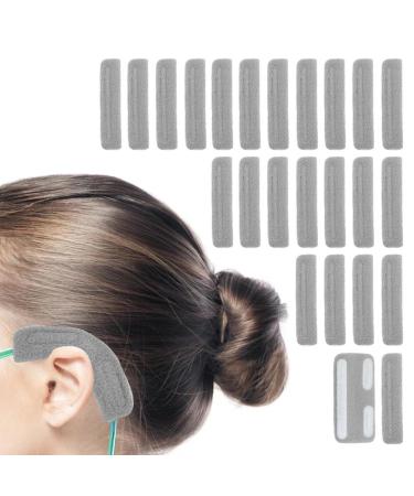 24Pcs Nasal Cannula Ear Cushions, Oxygen Comfort Ear Pads, Oxygen Tubing Cover for Oxygen Users, Oxygen Supplies & Accessories Cannula Relieve Ear Pain and Prevent Cheek Indentation Discomfort(Gray) - Buy Online on GoSupps.com
