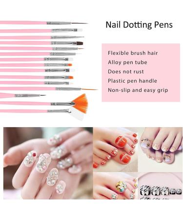 Nail Art Tool Set Nail Art Kit Nail Decoration Nail Art Brush Nail Rhinestones Nail Art Decoration Supplies for Nail Art Salon for Household - Buy Online on GoSupps.com