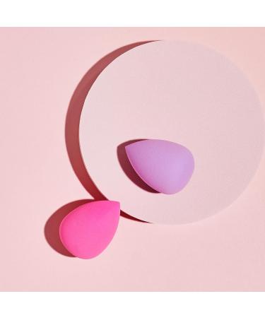 Wonder Makeup Sponge - Latex Free Beauty Blender for Flawless Foundation & Concealer | Lilac Duo Pack - Buy Online on GoSupps.com