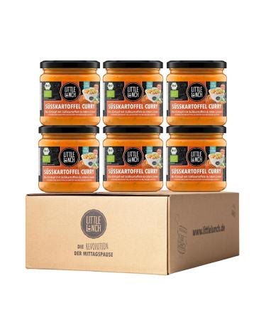 Little Lunch Bio sweet potato curry 100 percent organic quality vegan without added sugar lactose-free no artificial additives without flavor enhancers 6 x 350g