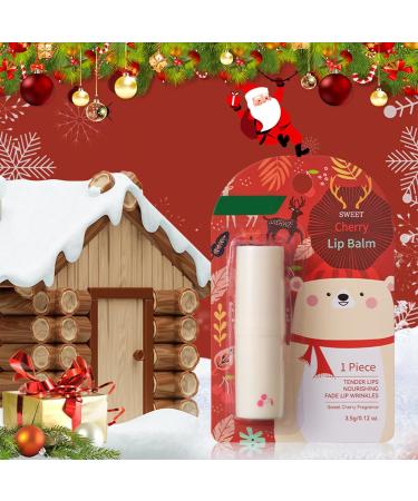 Lip Balm Set 3-Pack Scented - Christmas Gifts for Women Men Moisturizing for Dry Lips Holiday Present Multicolor One Size One Size Multicolor - Buy Online on GoSupps.com