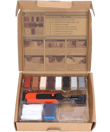 Ultimate Wood Floor Repair Kit | 8 Color Wax Blocks for Scratches & Cracks | Furniture & Laminate Repair Solution - Buy Online on GoSupps.com